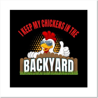 Backyard Chicken Farmer Fun Animal Lover Posters and Art